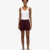 Pantalones cortos de Organic Twill para mujer - Rojo sangre