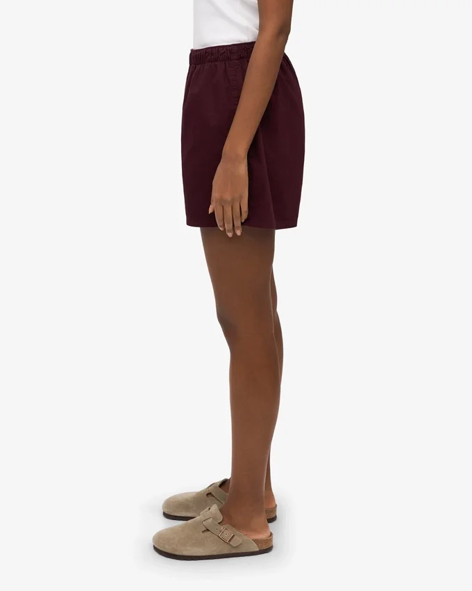 Pantalones cortos de Organic Twill para mujer - Rojo sangre