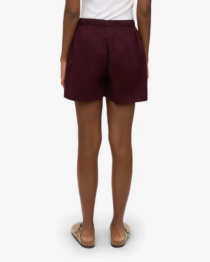 Pantalones cortos de Organic Twill para mujer - Rojo sangre