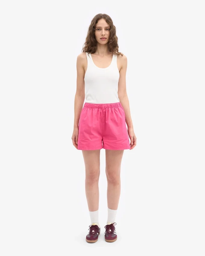 Pantalones cortos de Organic Twill para mujer - Rosa chicle