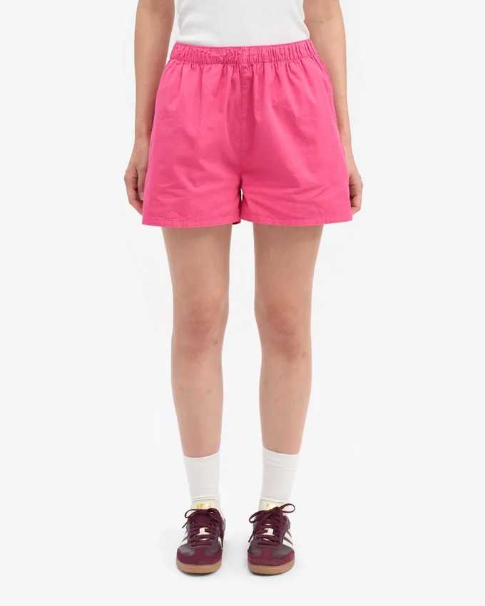 Pantalones cortos de Organic Twill para mujer - Rosa chicle