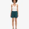 Pantalones cortos de Organic Twill para mujer - Verde océano