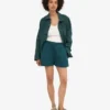 Pantalones cortos de Organic Twill para mujer - Verde océano
