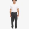 Pantalones de chándal de algodón orgánico - Negro descolorido