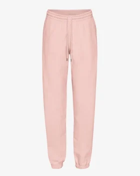 Pantalones de chándal de algodón orgánico - Rosa descolorido