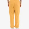 Pantalones de chándal holgados de algodón orgánico - Amarillo quemado