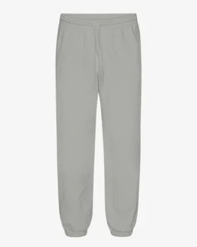 Pantalones de chándal holgados de algodón orgánico - Azul acero