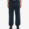 Pantalones de chándal holgados de algodón orgánico - Azul marino