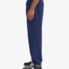 Pantalones de chándal holgados de algodón orgánico - Azul marino