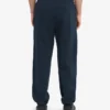 Pantalones de chándal holgados de algodón orgánico - Azul marino
