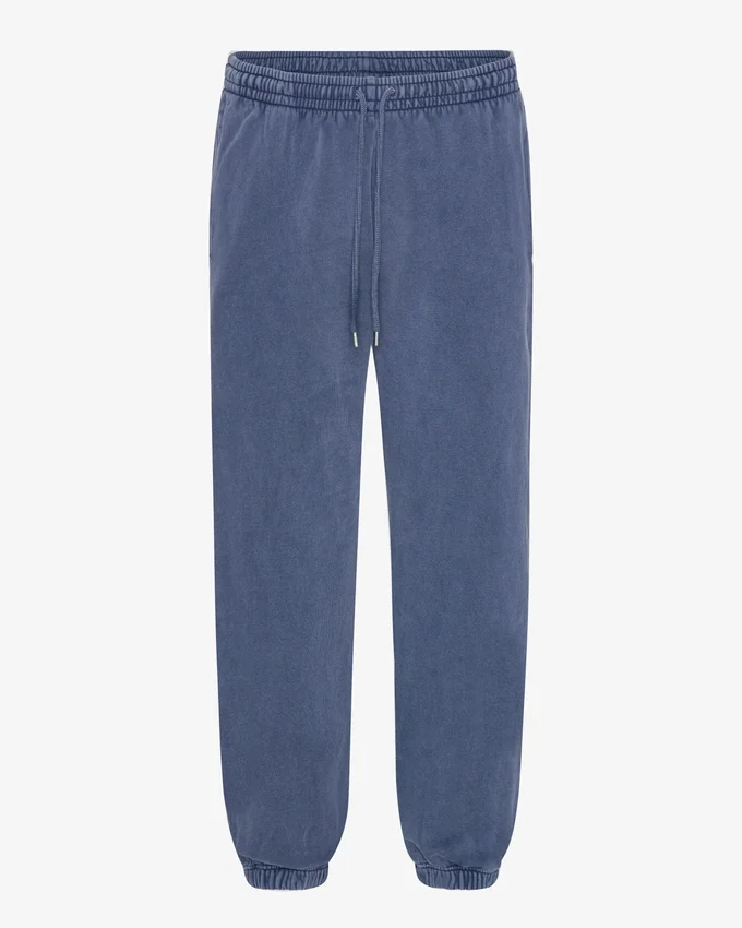 Pantalones de chándal holgados de algodón orgánico - Azul Neptuno