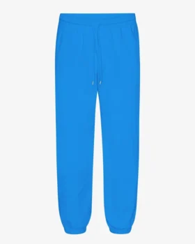 Pantalones de chándal holgados de algodón orgánico - Azul Pacífico