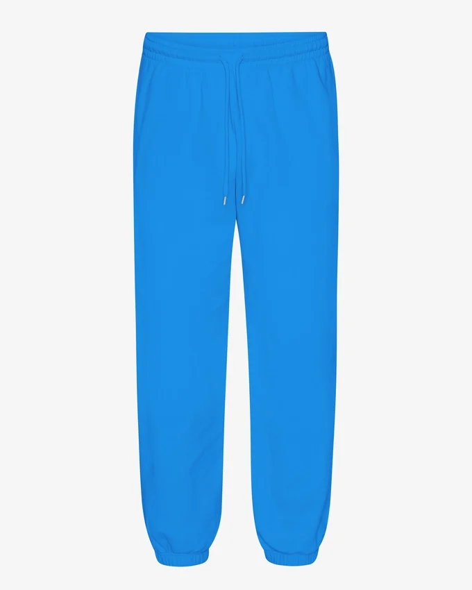 Pantalones de chándal holgados de algodón orgánico - Azul Pacífico