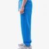 Pantalones de chándal holgados de algodón orgánico - Azul Pacífico