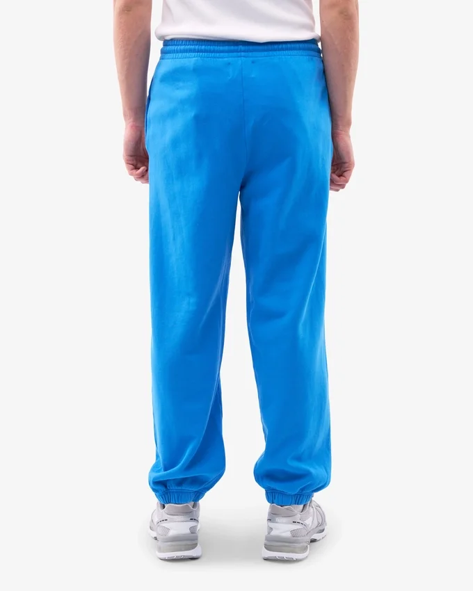 Pantalones de chándal holgados de algodón orgánico - Azul Pacífico