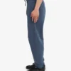 Pantalones de chándal holgados de algodón orgánico - Azul petróleo