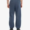 Pantalones de chándal holgados de algodón orgánico - Azul petróleo
