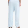 Pantalones de chándal holgados de algodón orgánico - Azul polar