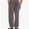 Pantalones de chándal holgados de algodón orgánico - Barro descolorido