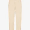 Pantalones de chándal holgados de algodón orgánico - Blanco marfil