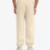 Pantalones de chándal holgados de algodón orgánico - Blanco marfil