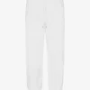 Pantalones de chándal holgados de algodón orgánico - Blanco óptico