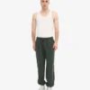 Pantalones de chándal holgados de algodón orgánico - Bosque de medianoche