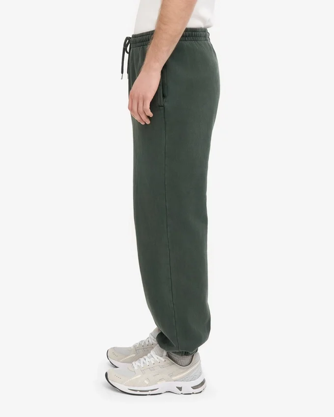 Pantalones de chándal holgados de algodón orgánico - Bosque de medianoche