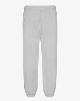 Pantalones de chándal holgados de algodón orgánico - Gris descolorido