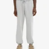 Pantalones de chándal holgados de algodón orgánico - Gris descolorido