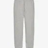 Pantalones de chándal holgados de algodón orgánico - Gris jaspeado