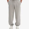 Pantalones de chándal holgados de algodón orgánico - Gris jaspeado