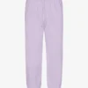 Pantalones de chándal holgados de algodón orgánico - Lavanda suave