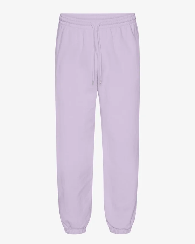 Pantalones de chándal holgados de algodón orgánico - Lavanda suave