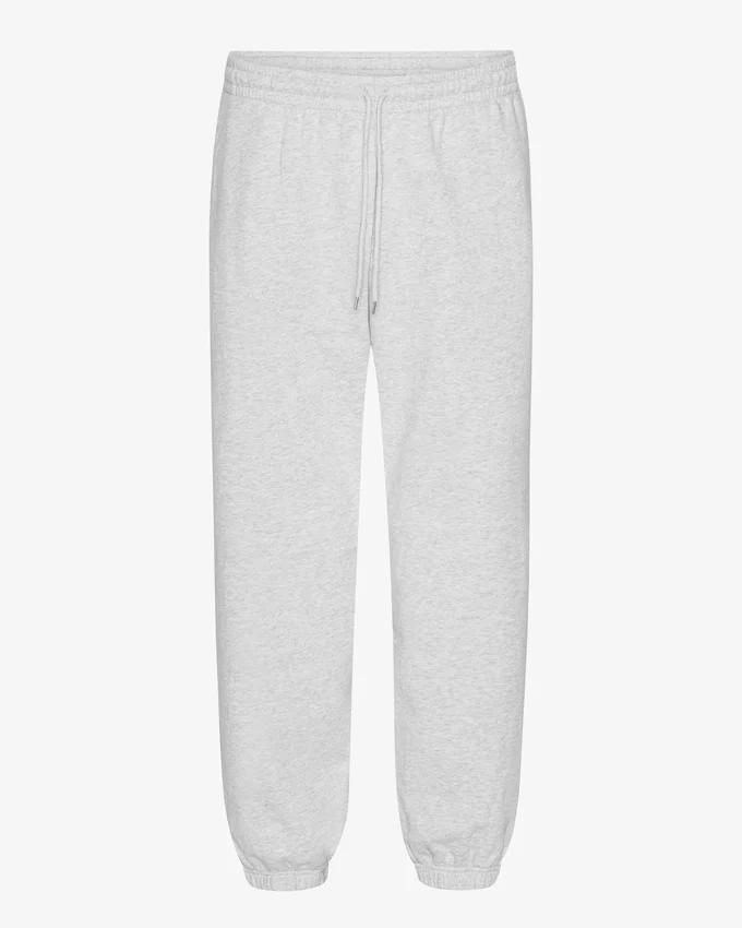 Pantalones de chándal holgados de algodón orgánico - Mezcla de nieve