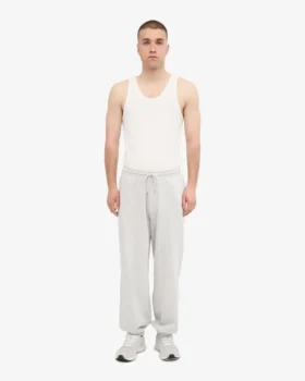 Pantalones de chándal holgados de algodón orgánico – Mezcla de nieve