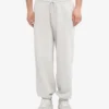 Pantalones de chándal holgados de algodón orgánico - Mezcla de nieve