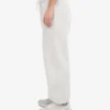 Pantalones de chándal holgados de algodón orgánico - Mezcla de nieve
