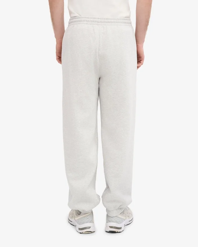 Pantalones de chándal holgados de algodón orgánico - Mezcla de nieve