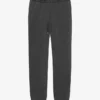 Pantalones de chándal holgados de algodón orgánico - Negro descolorido