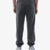 Pantalones de chándal holgados de algodón orgánico - Negro descolorido
