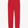 Pantalones de chándal holgados de algodón orgánico - Rojo escarlata