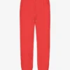 Pantalones de chándal holgados de algodón orgánico - Rojo mandarina