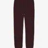 Pantalones de chándal holgados de algodón orgánico - Rojo sangre de buey