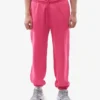 Pantalones de chándal holgados de algodón orgánico - Rosa chicle
