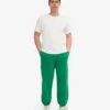 Pantalones de chándal holgados de algodón orgánico - Verde Kelly