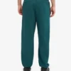 Pantalones de chándal holgados de algodón orgánico - Verde océano