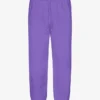 Pantalones de chándal holgados de algodón orgánico - Violeta ultravioleta