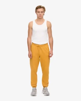 Pantalones de chándal orgánicos – Amarillo quemado