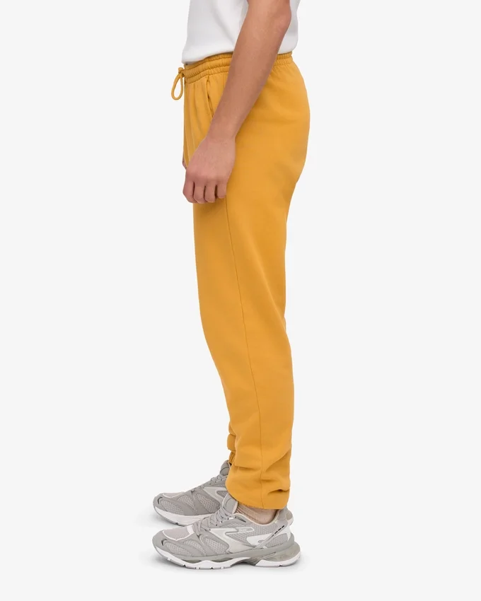 Pantalones de chándal orgánicos - Amarillo quemado